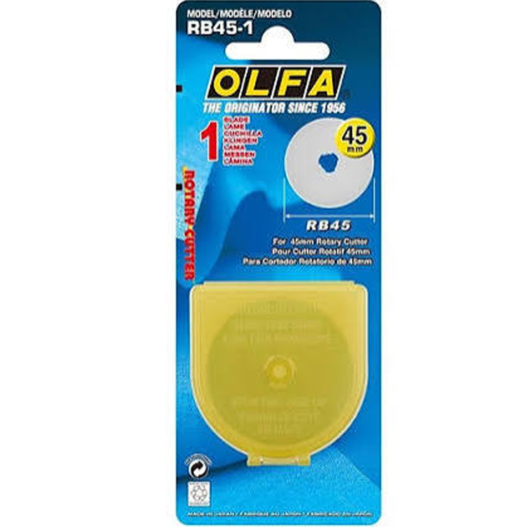 Olfa 45 mm Rotary Cutter Replacement Blades (2) (RB45-2)