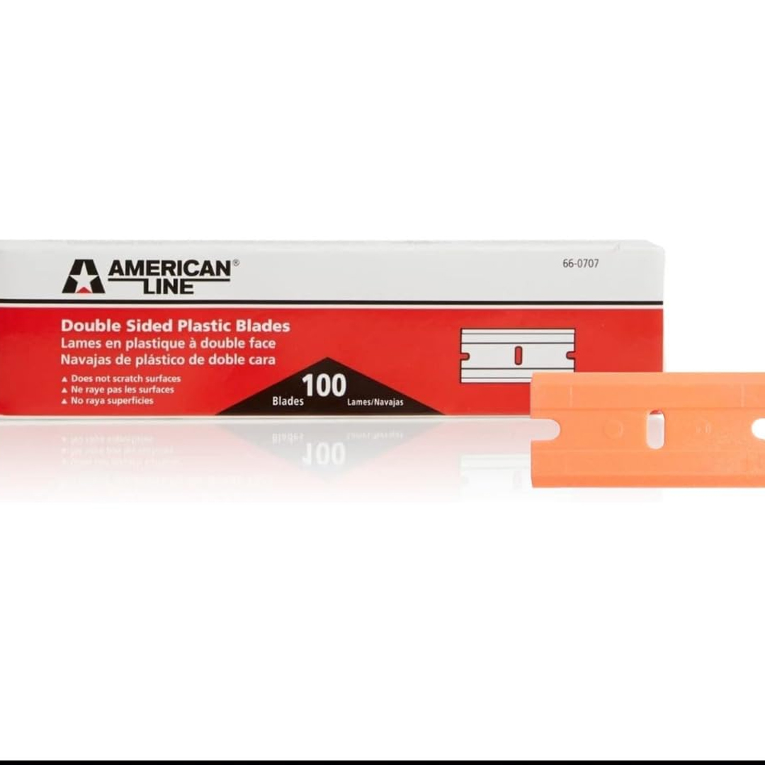 Plastic Razor Blades {100}