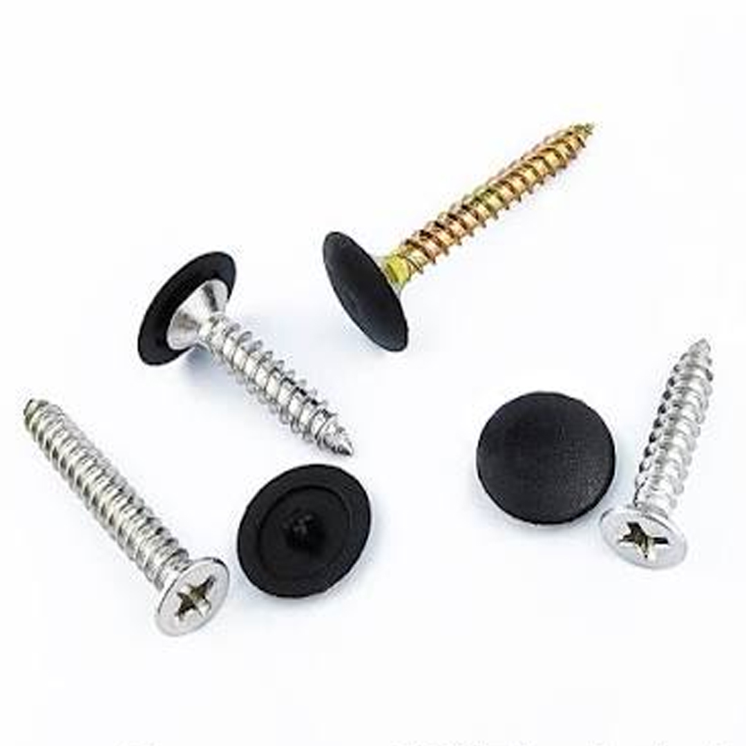 Screw Caps 20mm with Plastic Insert(4pc)